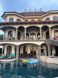 The house is beautiful