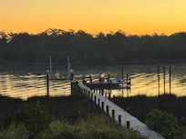 Sunrise over Broad Creek