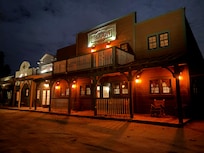 The Saloon at night