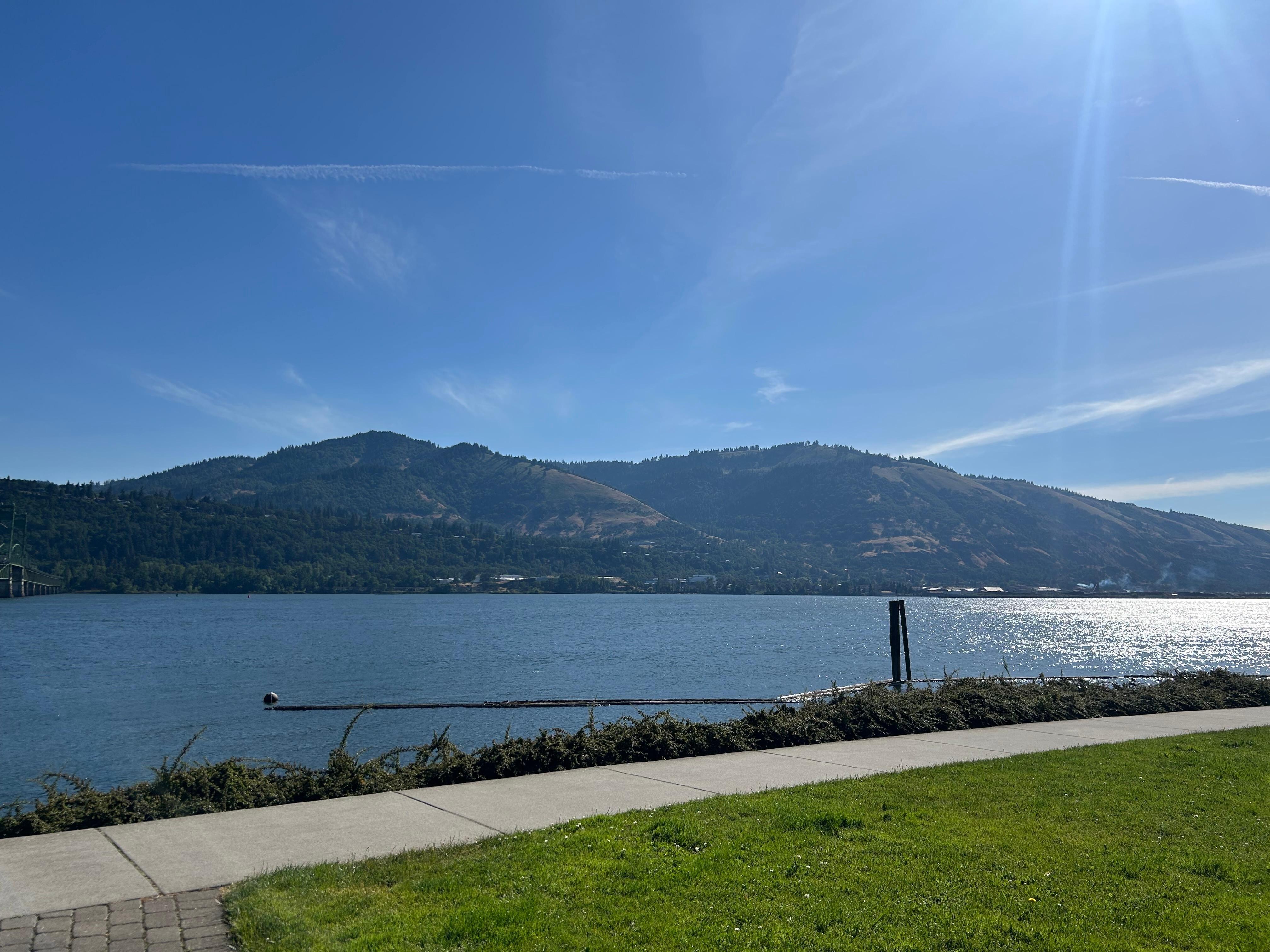 View from patio of river view room! 