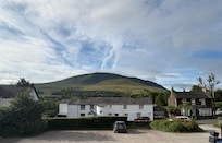 Looking south from car park