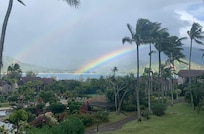Rainbow over Hanalei Bay