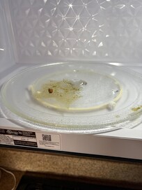 Microwave right when we got there