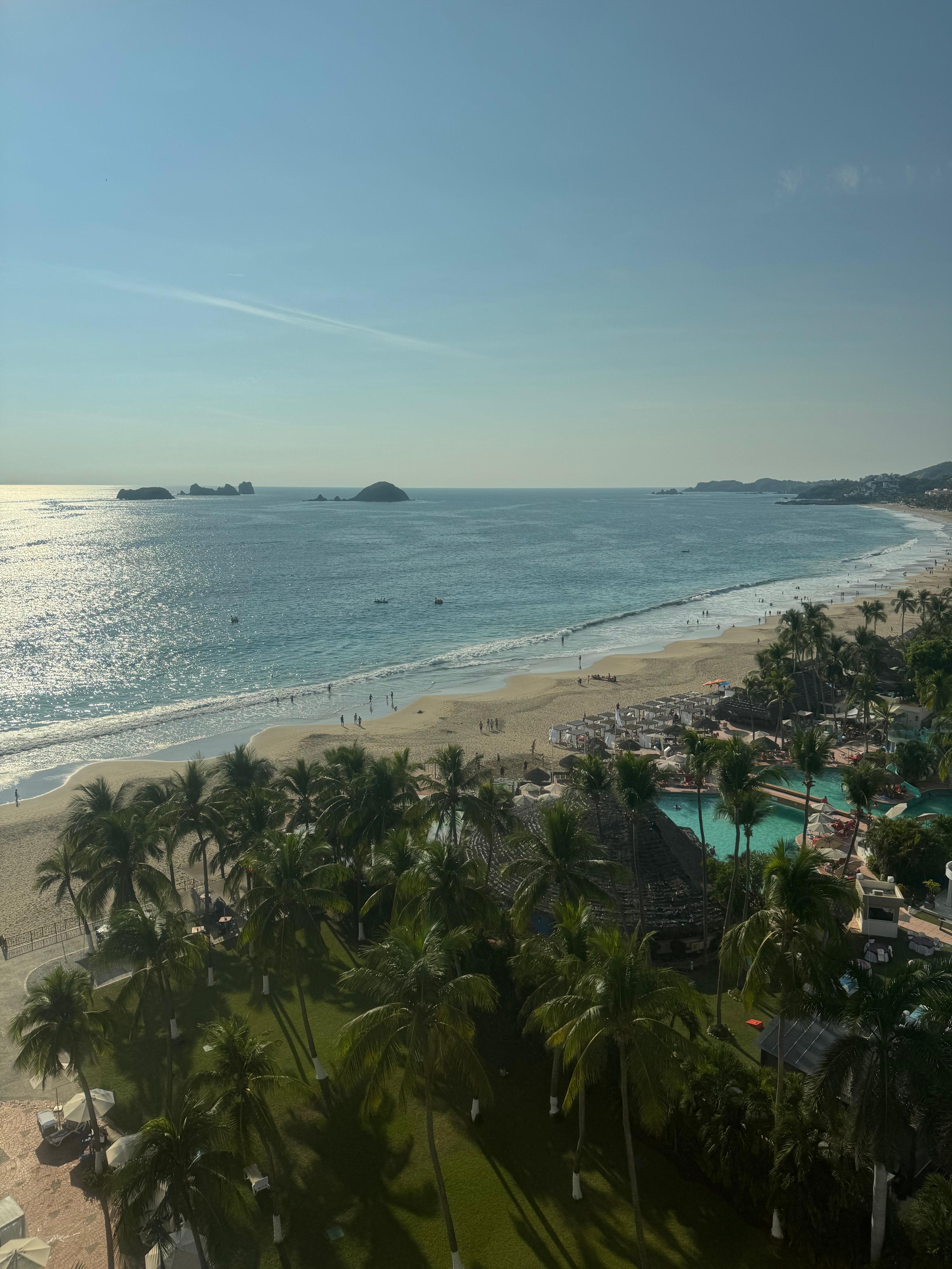 View out our room window. 