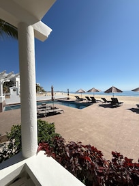 Quiet pool area