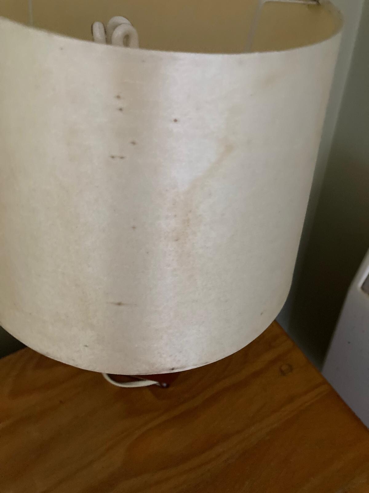 Stained lampshade