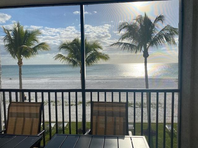 What a perfect porch!  Watched dolphins swim by every morning & the sunset every night!  A dream!!!