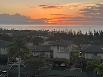 Sunset on the lanai.