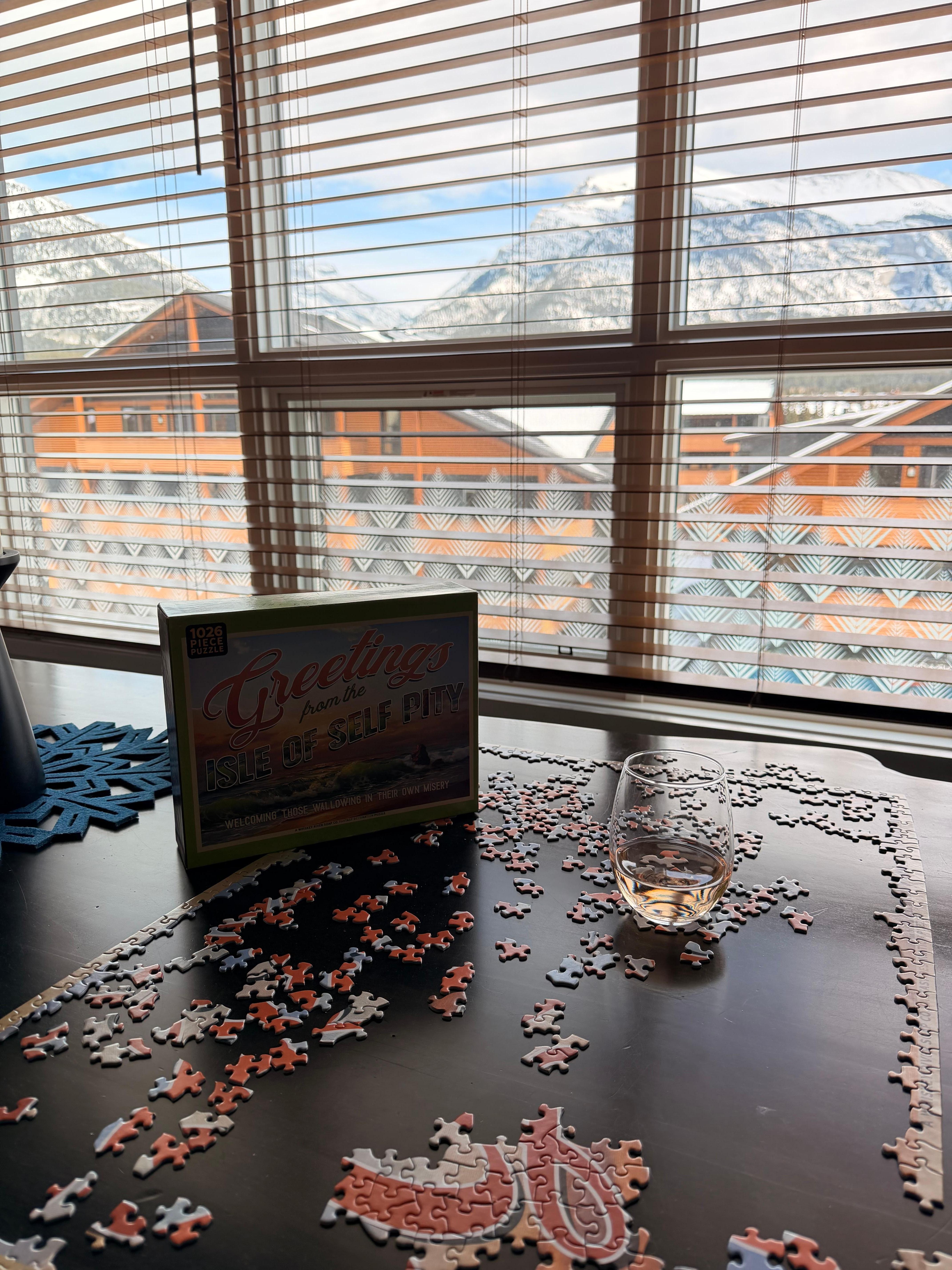 Enjoyed doing a puzzle with a view