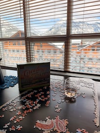 Enjoyed doing a puzzle with a view