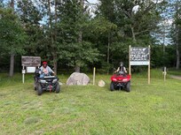 Frank Alley Ogemaw snowmobile club trails