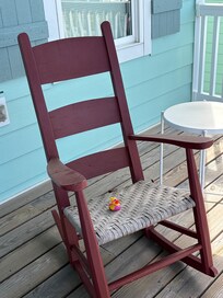 Deck off primary bedroom