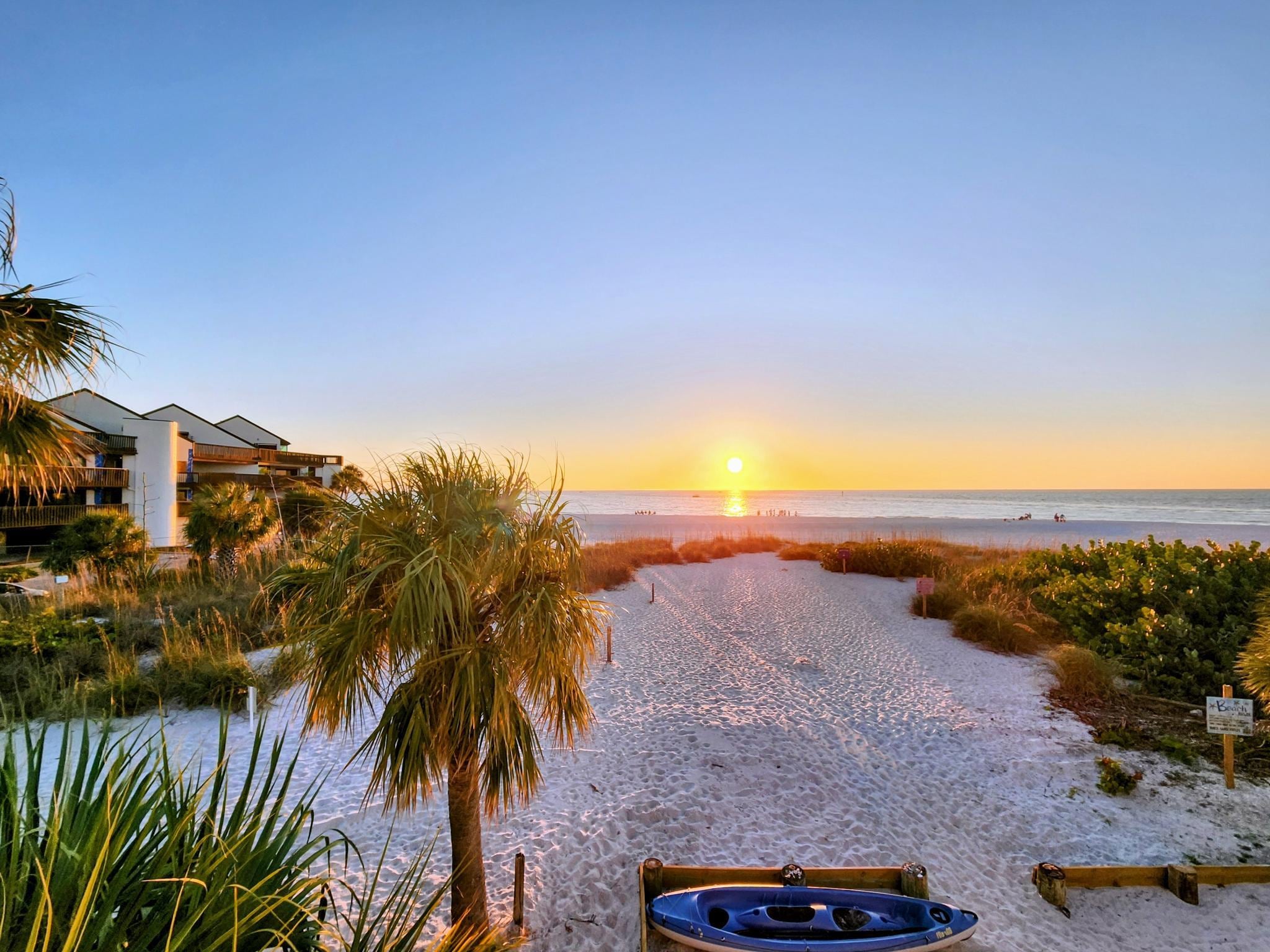 Evening view from the deck!