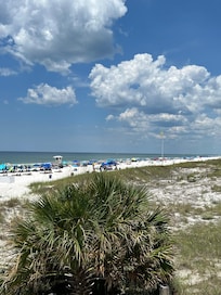 From the balcony