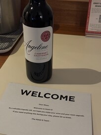 Free wine with stay