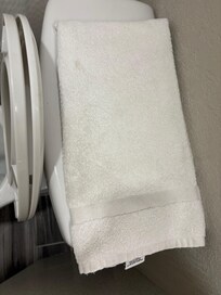 Dirty stained towels