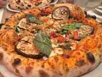My fabulous pizza from Verace. Great creative pizza's!