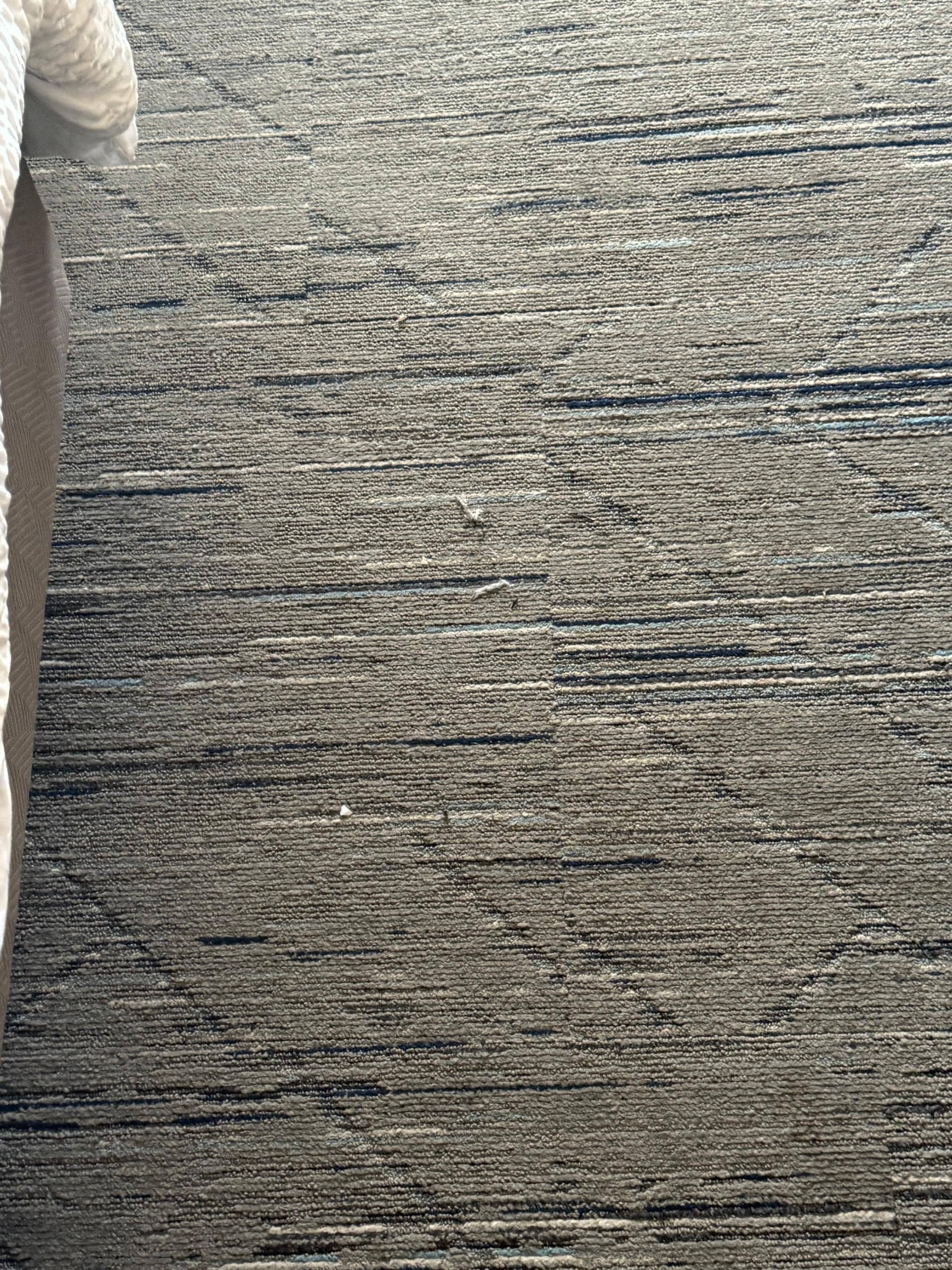 Crap on floor at check-in