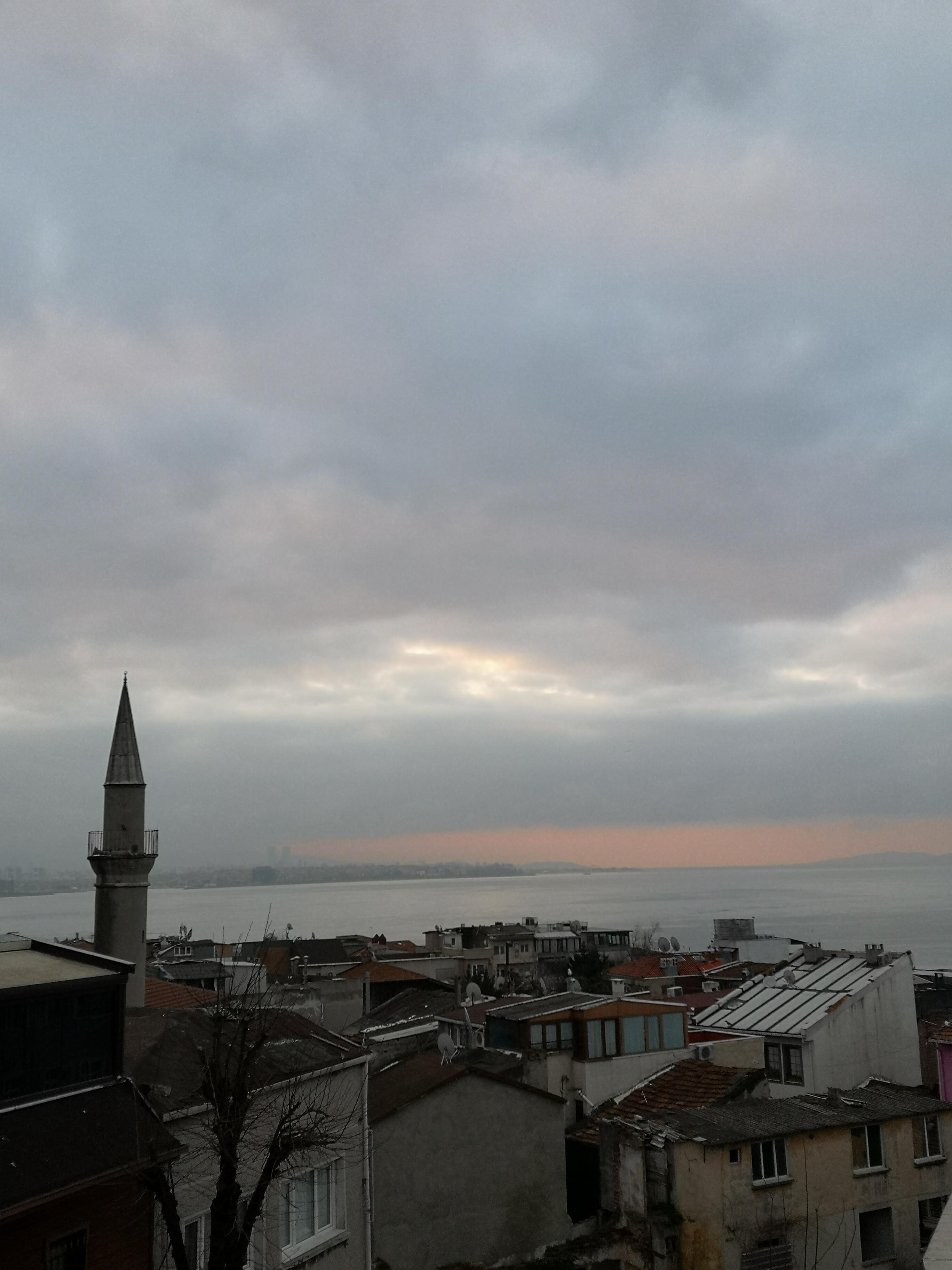 Der Meerblick vom 3-Betz-Zimmer aus. 