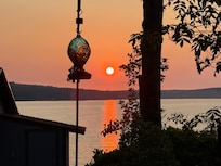 Sunset from the porch swing