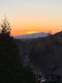 Beautiful sunsets from the deck