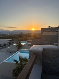 Sunrise from our balcony/pool area