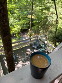 Pretty view from the balcony off the master