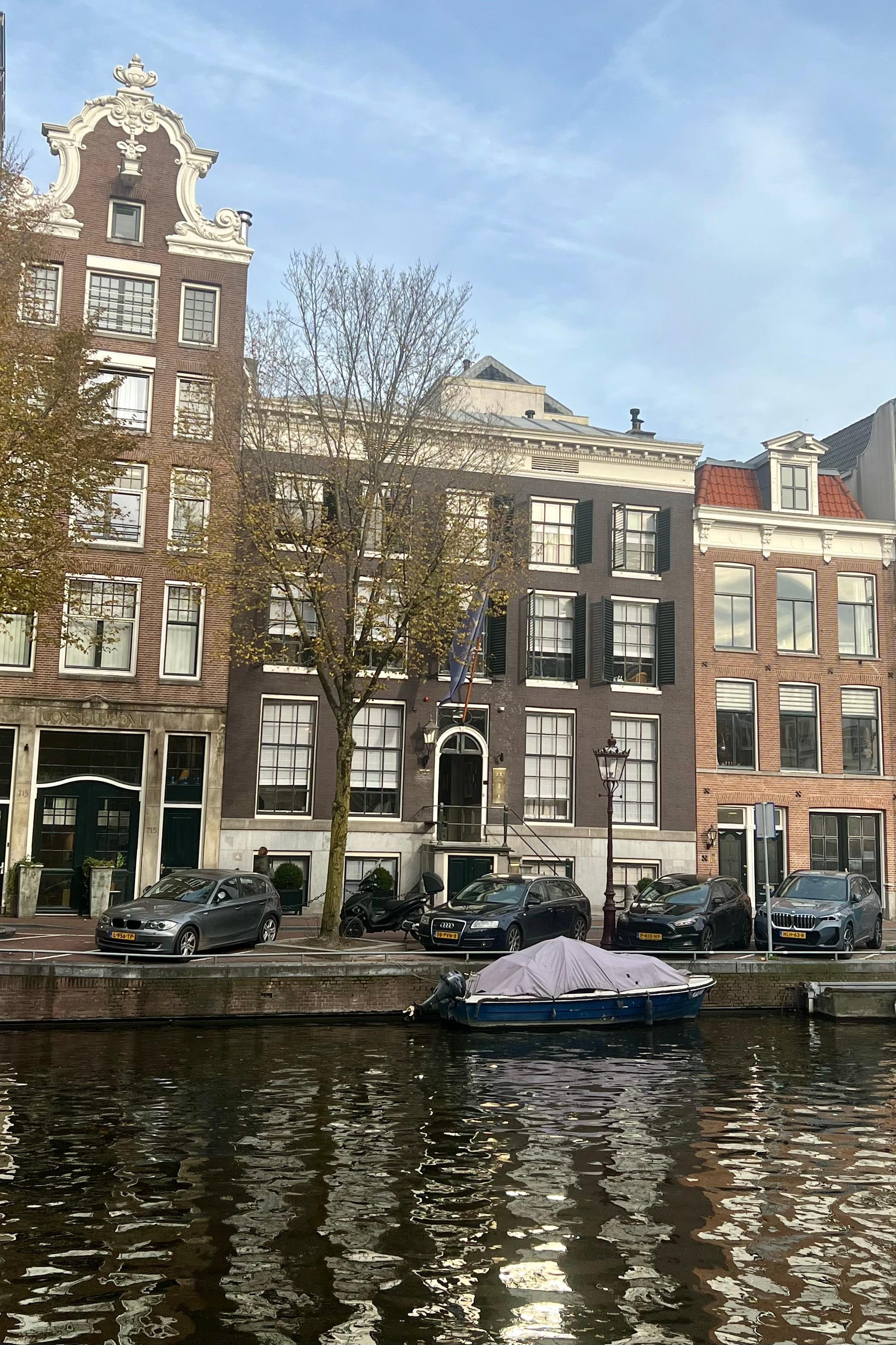 Hotel Exterior from across the canal