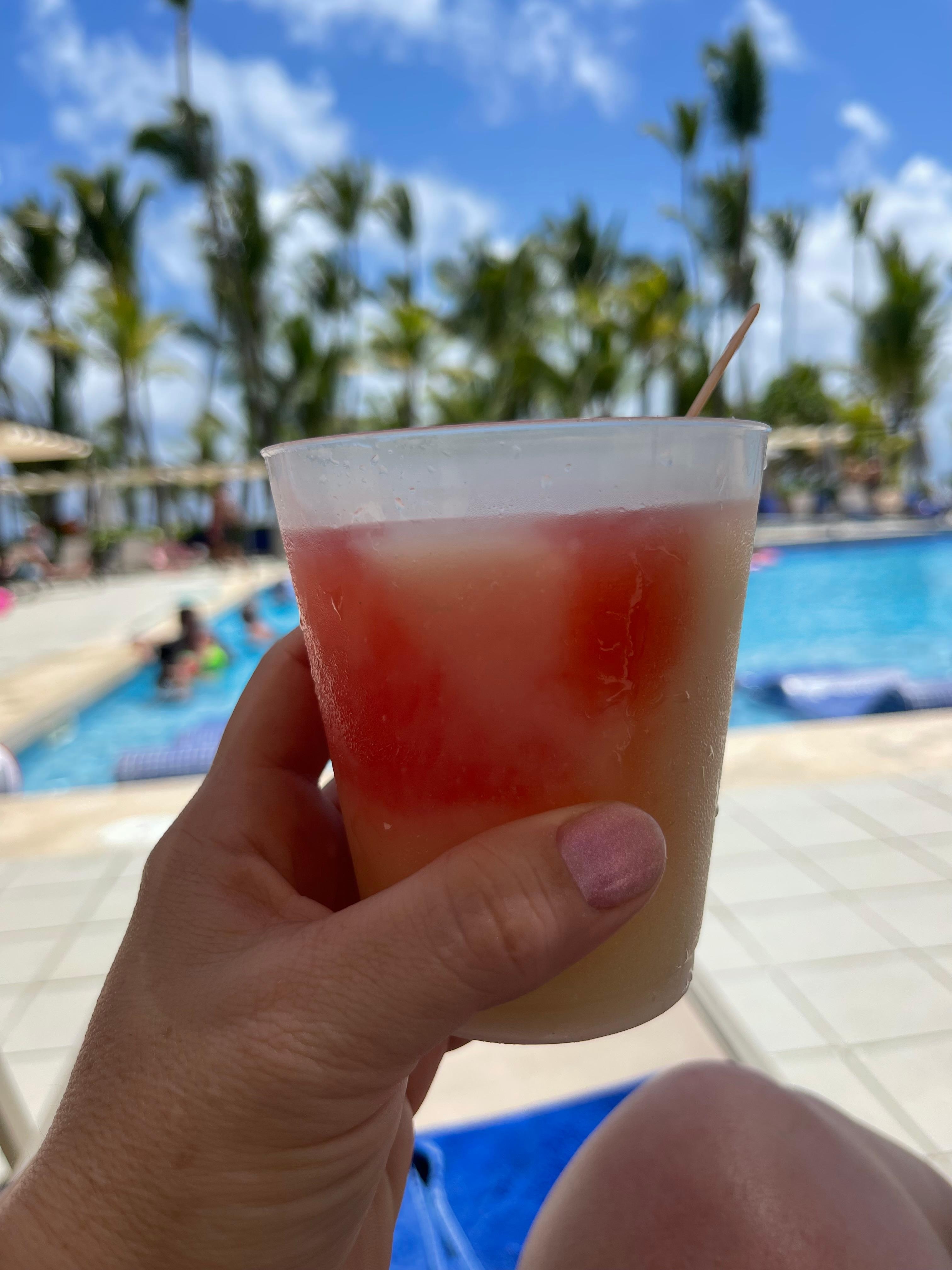 A Miami vice…. I recommend the mojitos and blue corals
