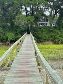 View from the dock of the house
