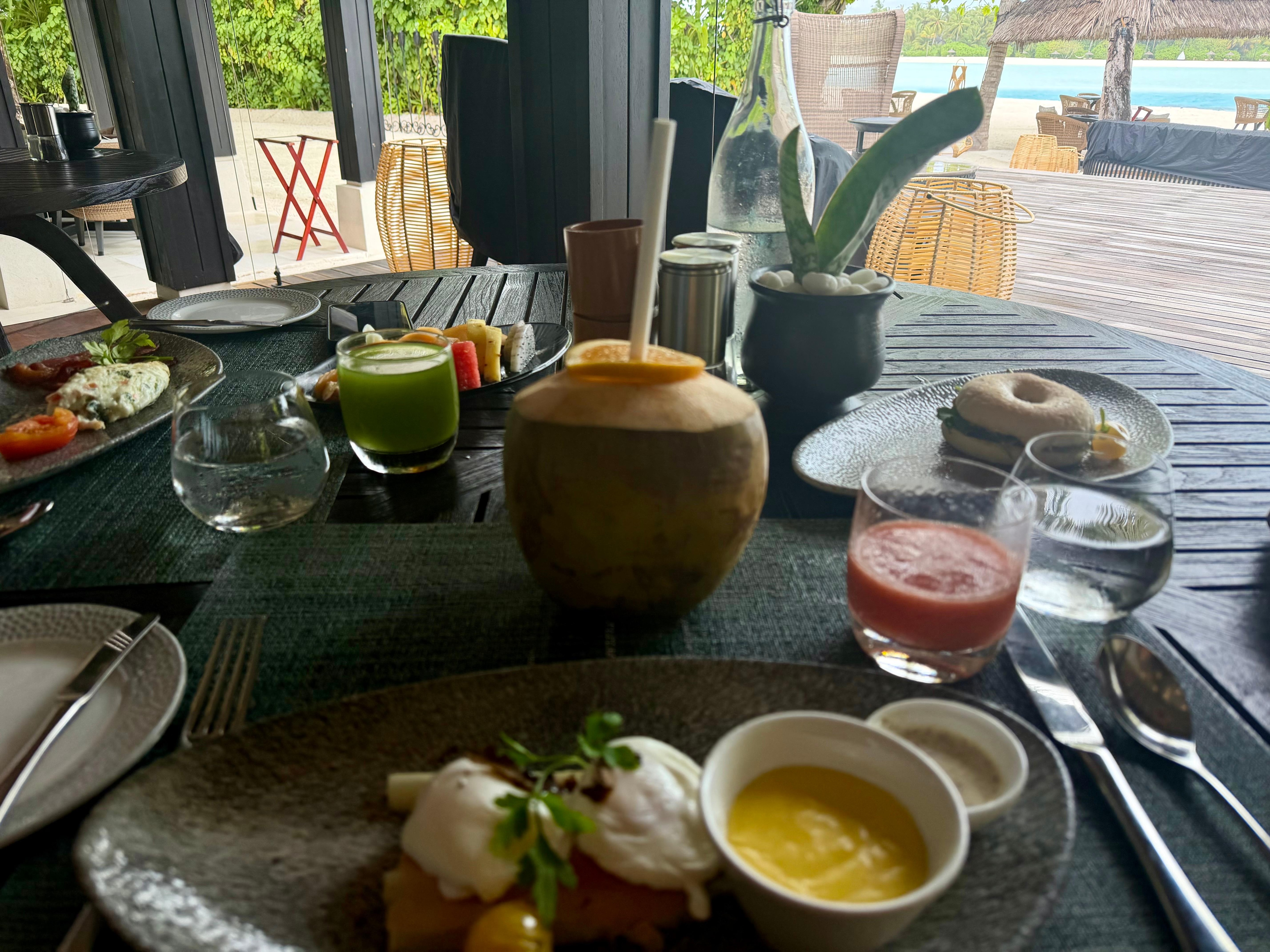 Breakfast with a view 