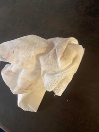 After I wiped their stand