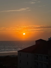 Sunrise out the front door.