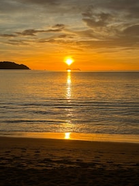 Sunset on the beach