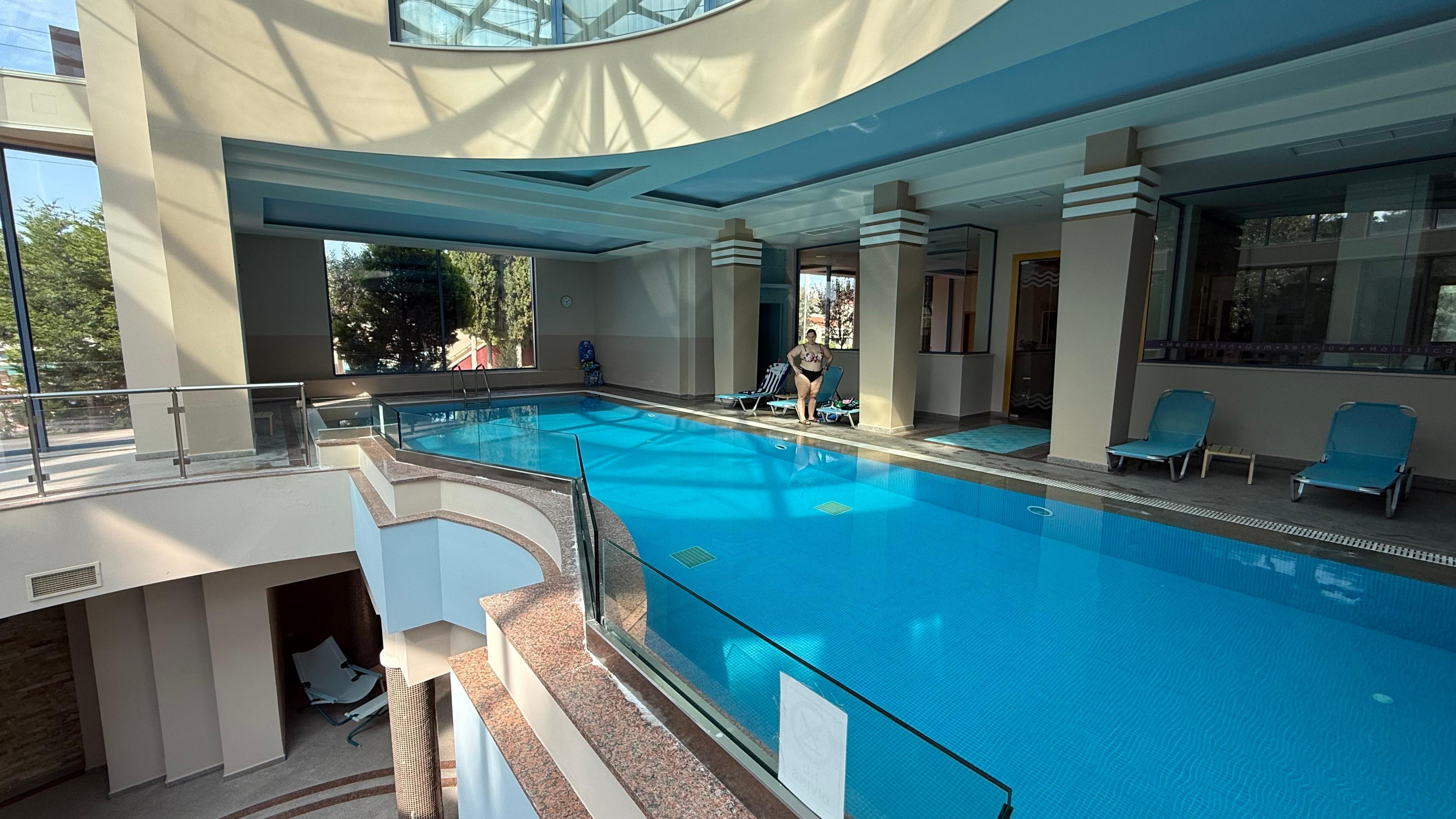Indoor swimming pool. 