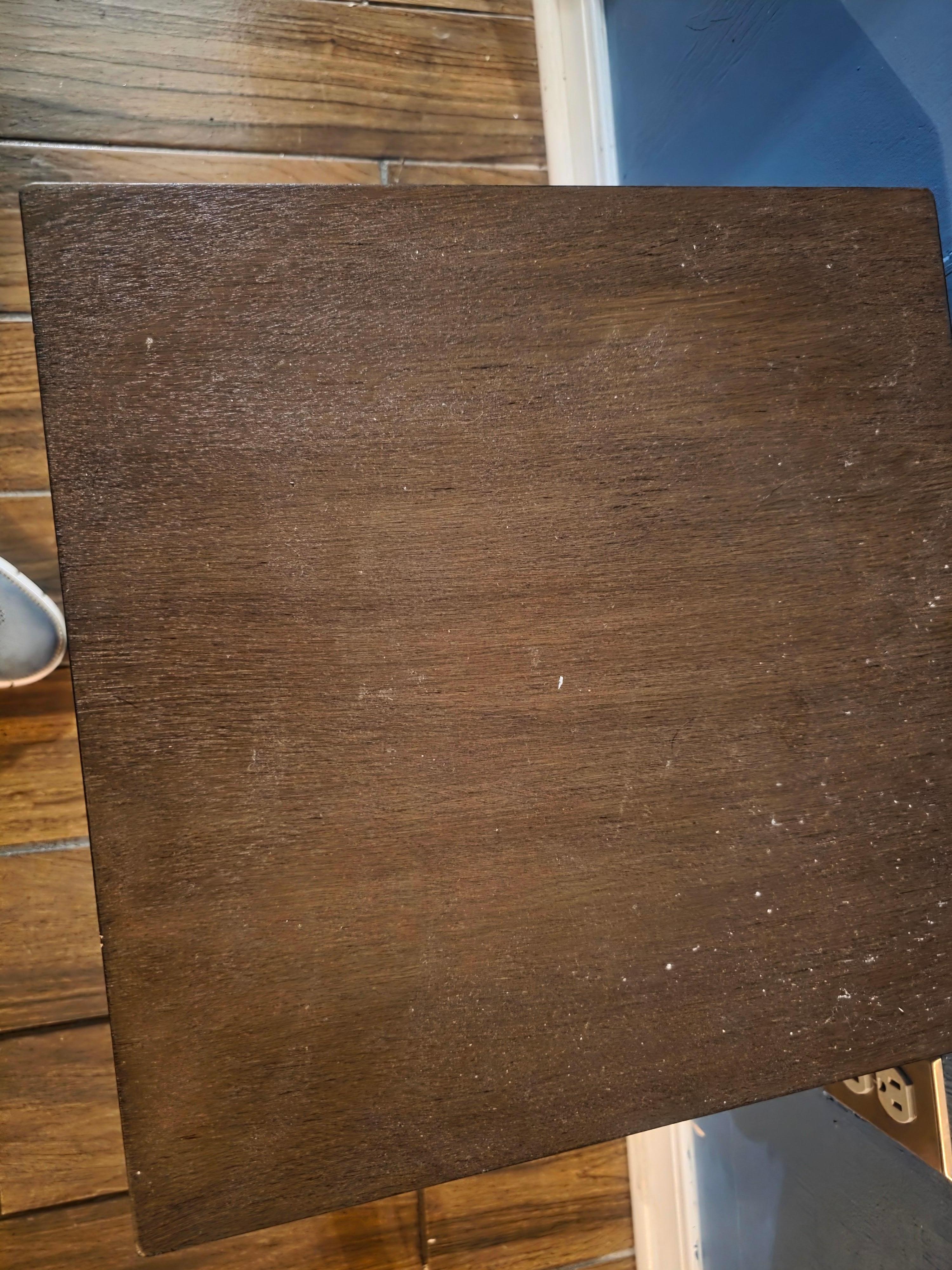 Side table in main bedroom