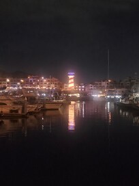 View from within the marina