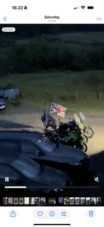 Bikes all locked away after a long ride out