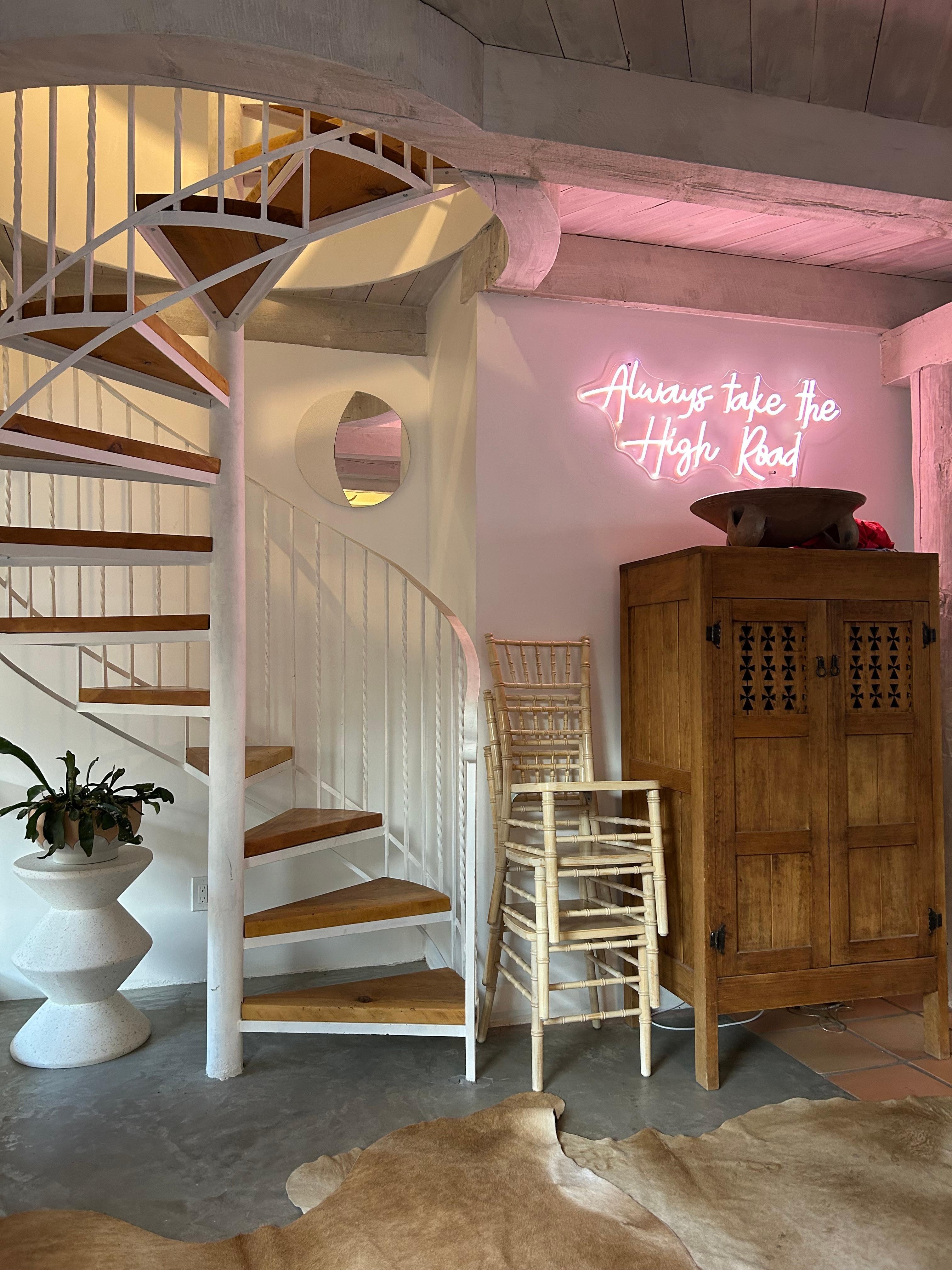 Staircase to 2nd floor of casita