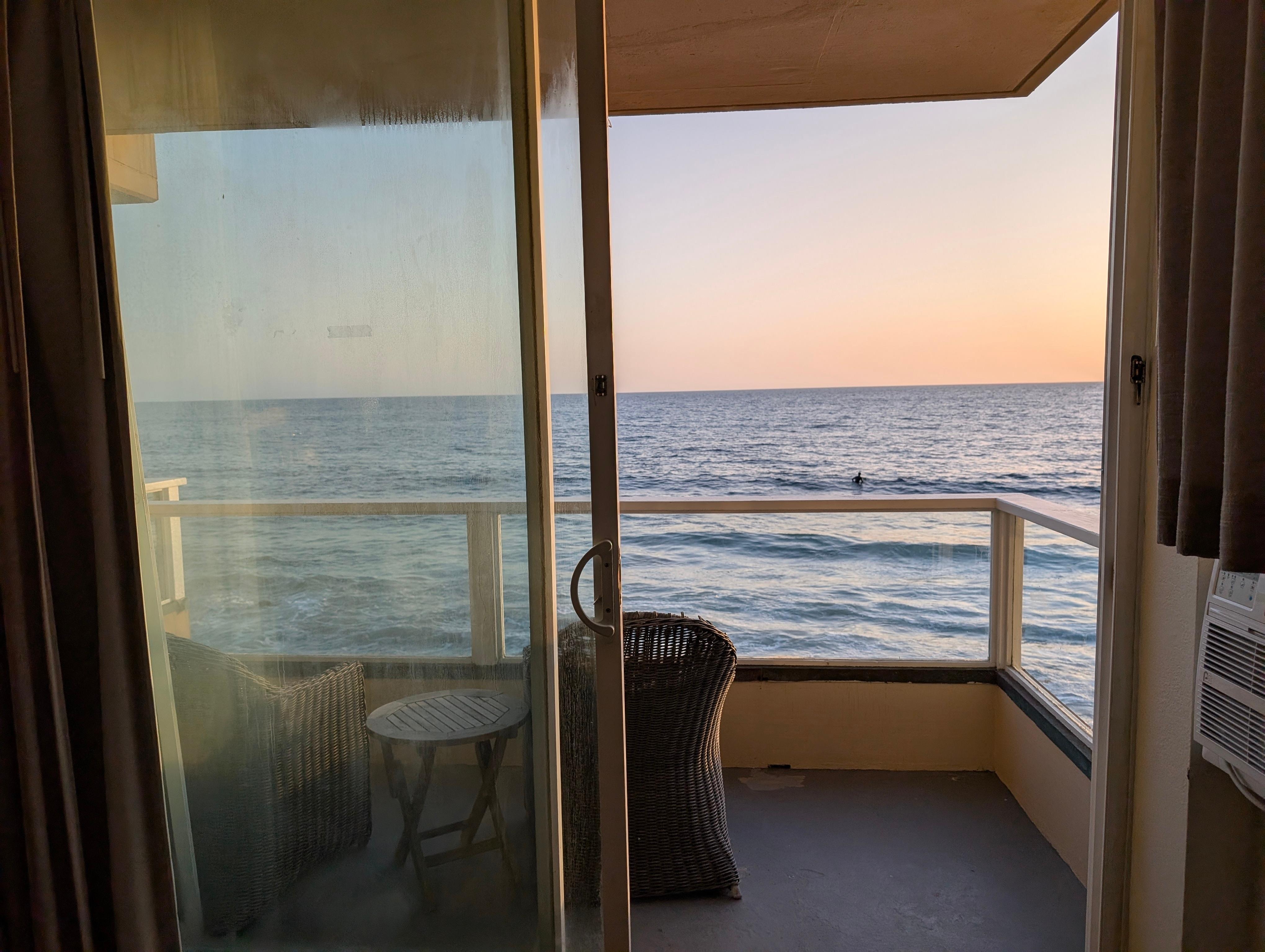 The only perk was the view (paid for sea view)