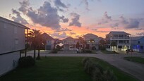 Sunset on the West side.