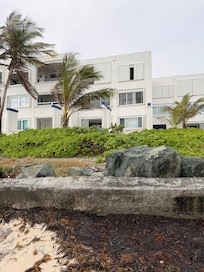 From beach