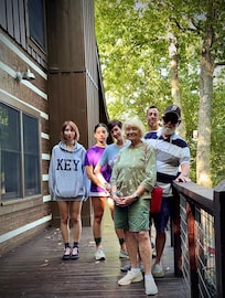 The whole crew right before leaving