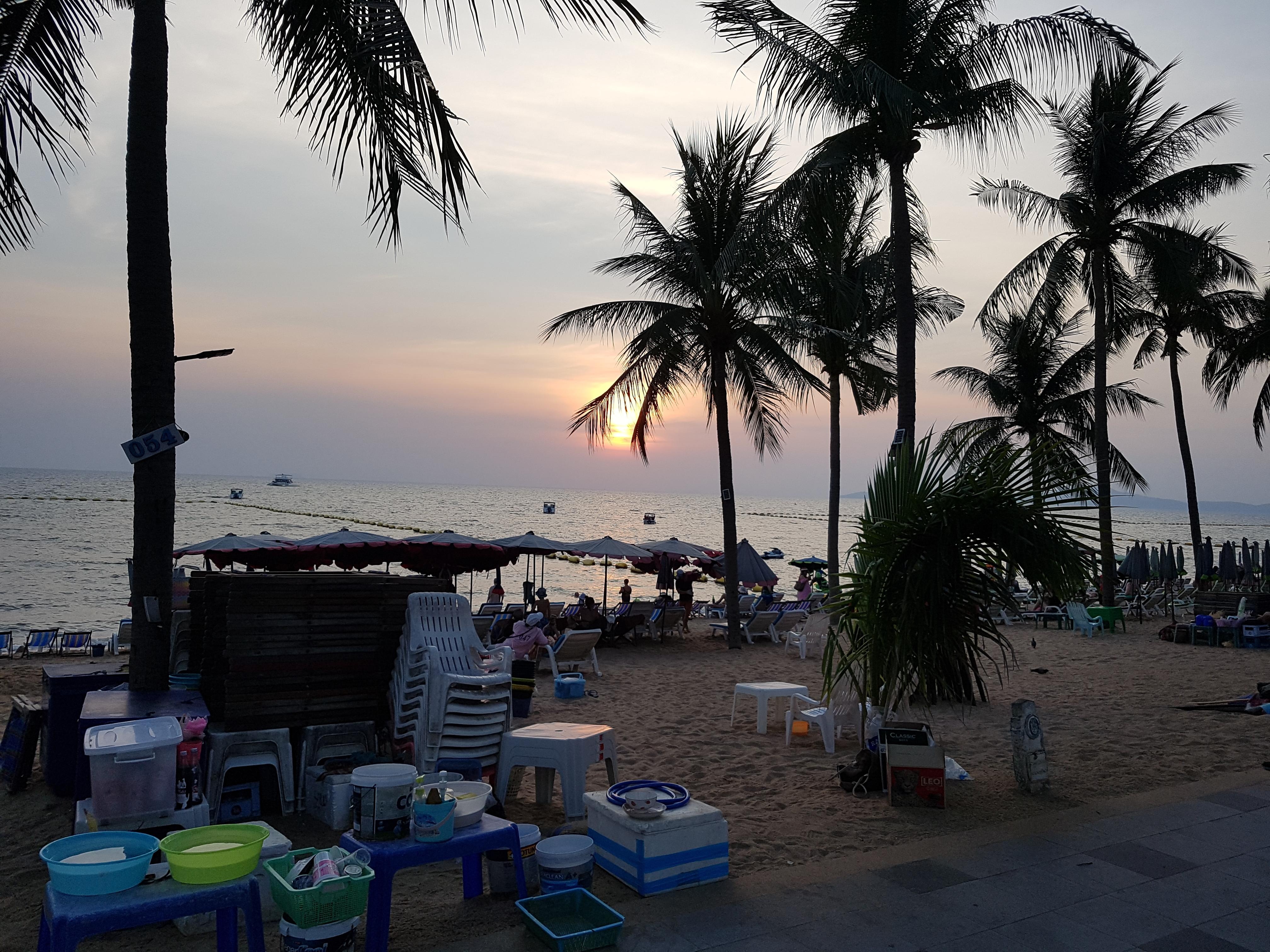 A beautiful sunset every day to take in before a well earned ice cold beer!