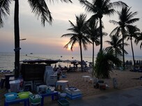 A beautiful sunset every day to take in before a well earned ice cold beer!