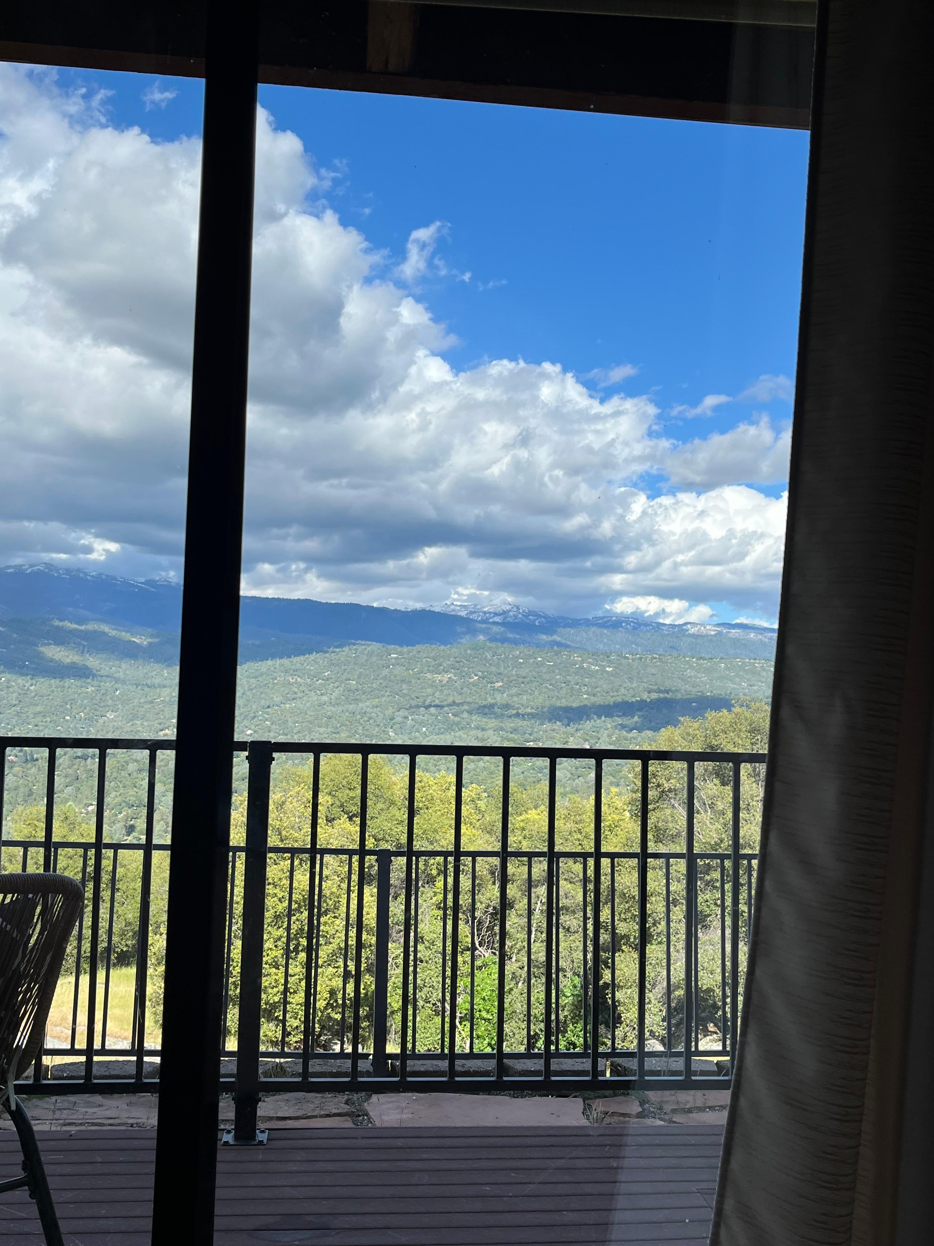 View from master bedroom 