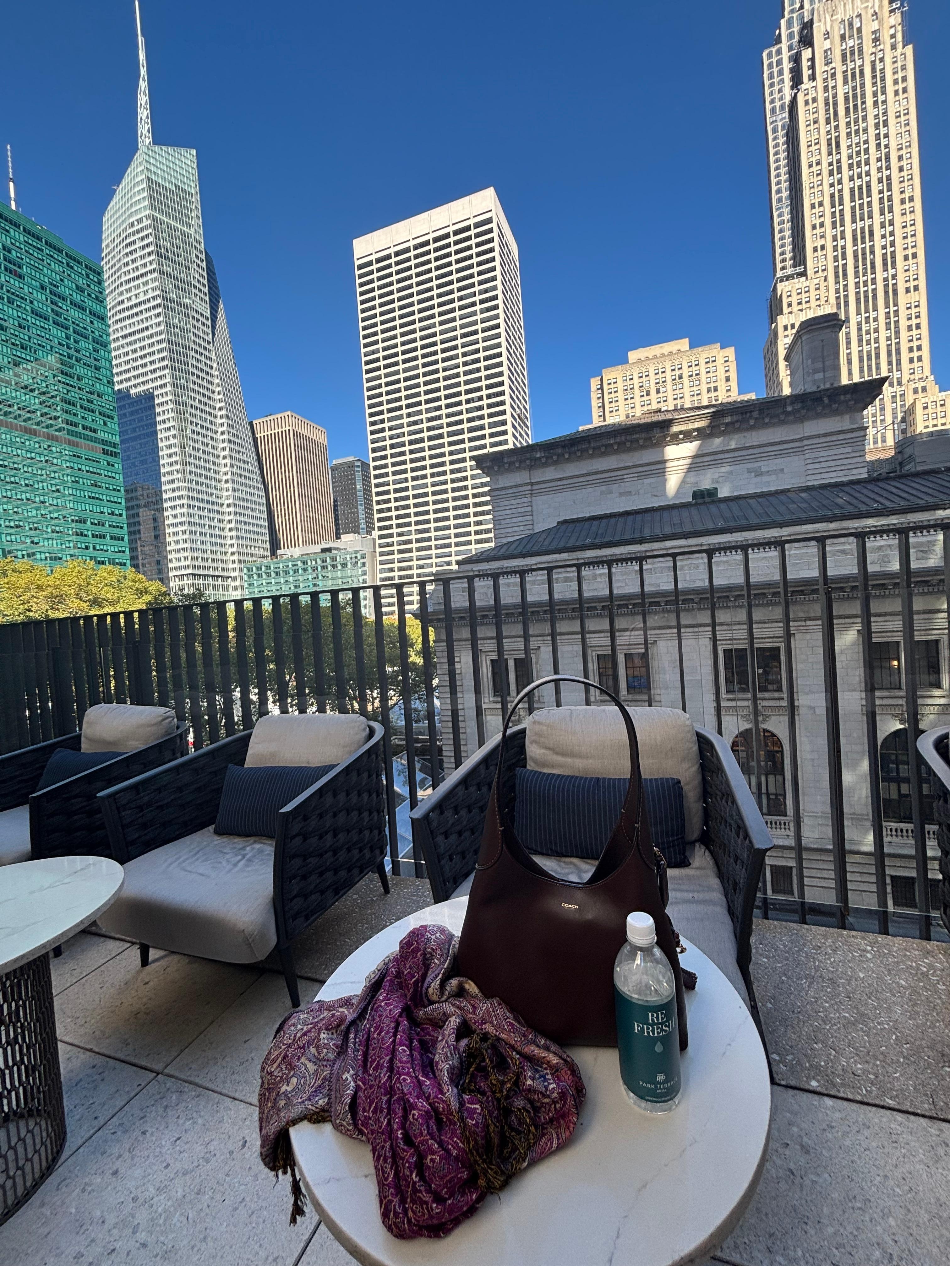 View from the upstairs Terrace