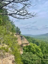 Yellow Rock Trail in Devil’s Den 30 minutes away