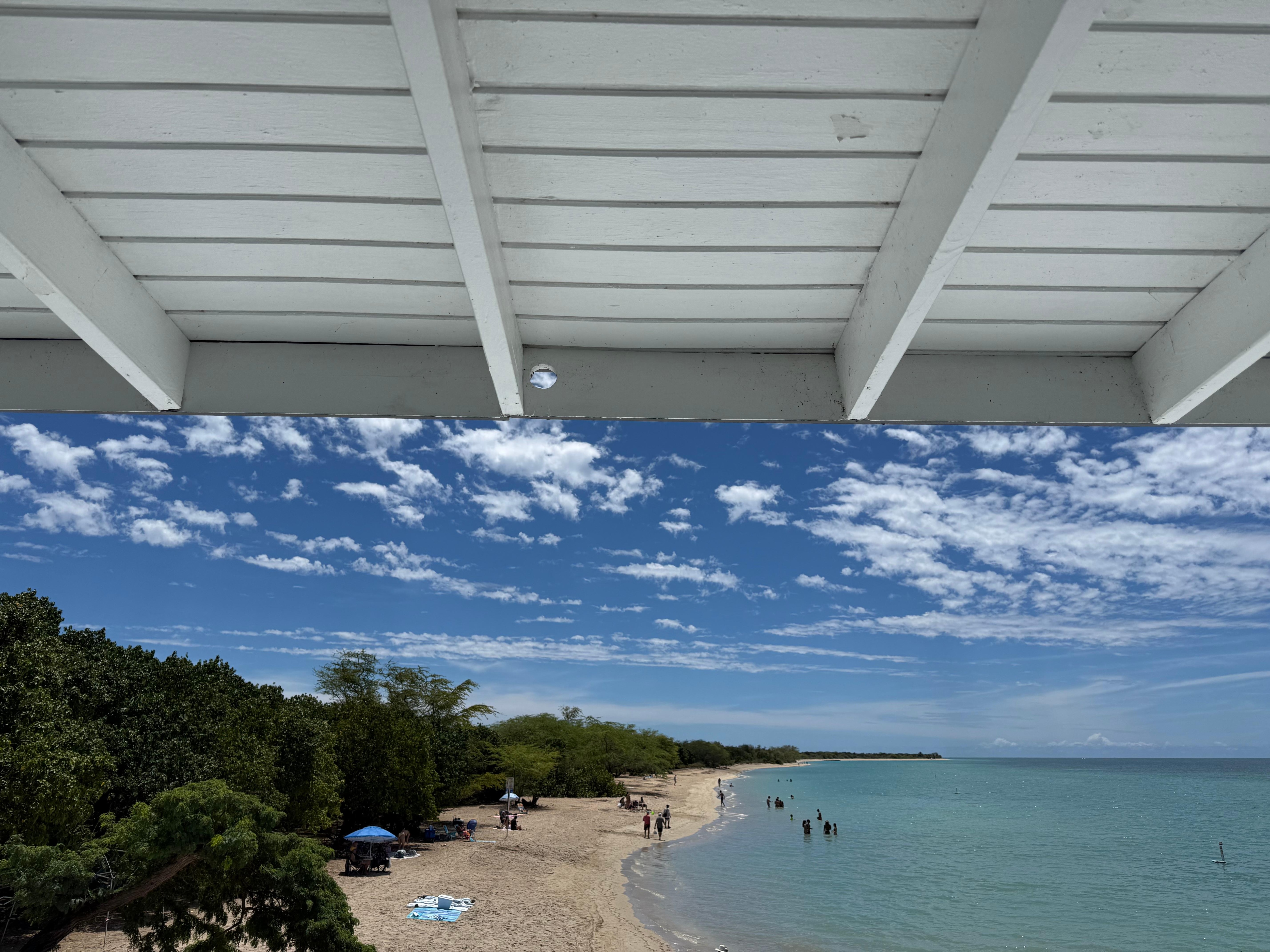 View from our balcony 