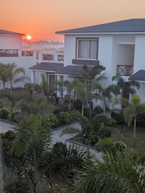 Sunrise and view of the property